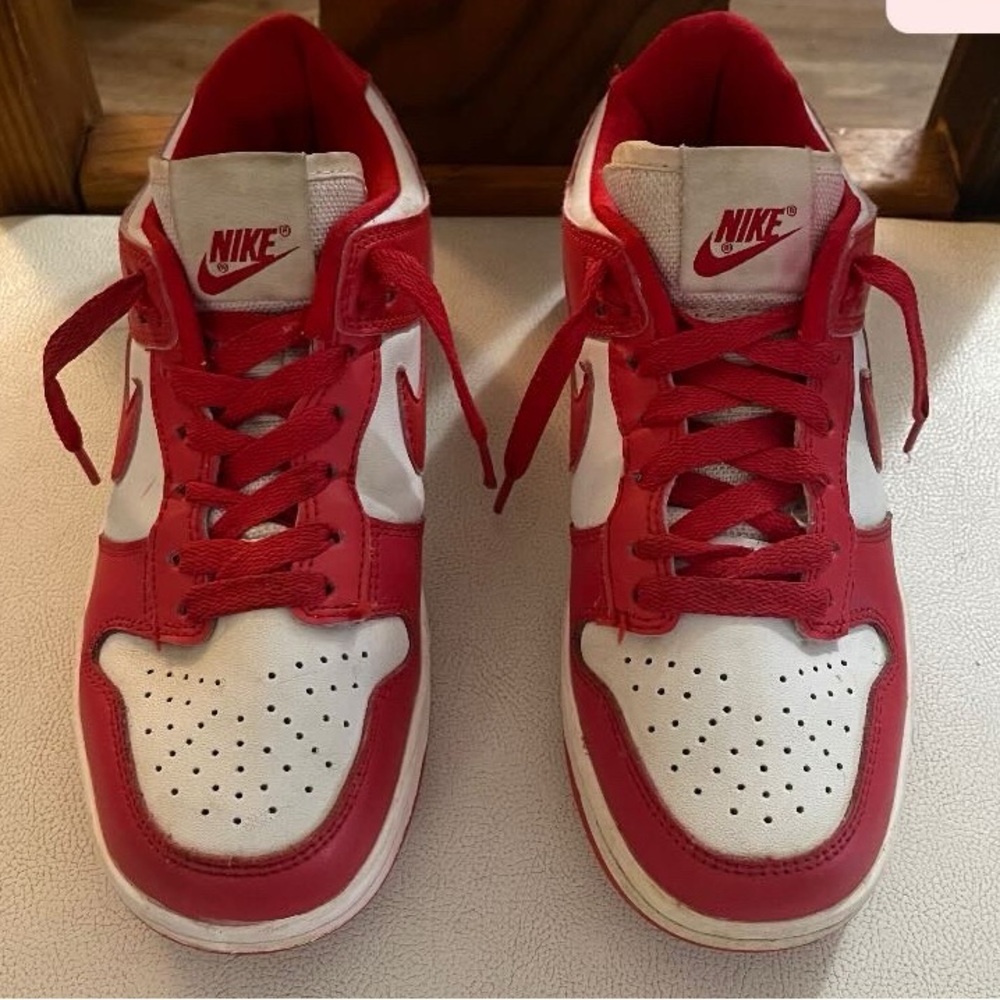 Cherry Red university dunks